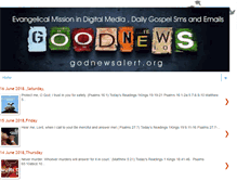 Tablet Screenshot of godnewsalert.org